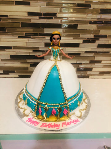 Jasmine Fondant Barbie Doll