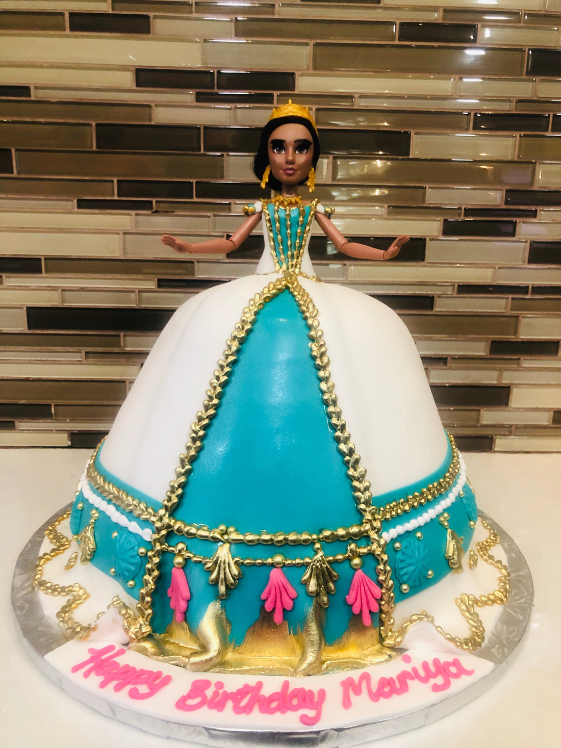 Jasmine Fondant Barbie Doll