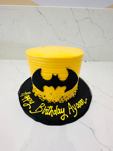 Ayaan batman cream cake