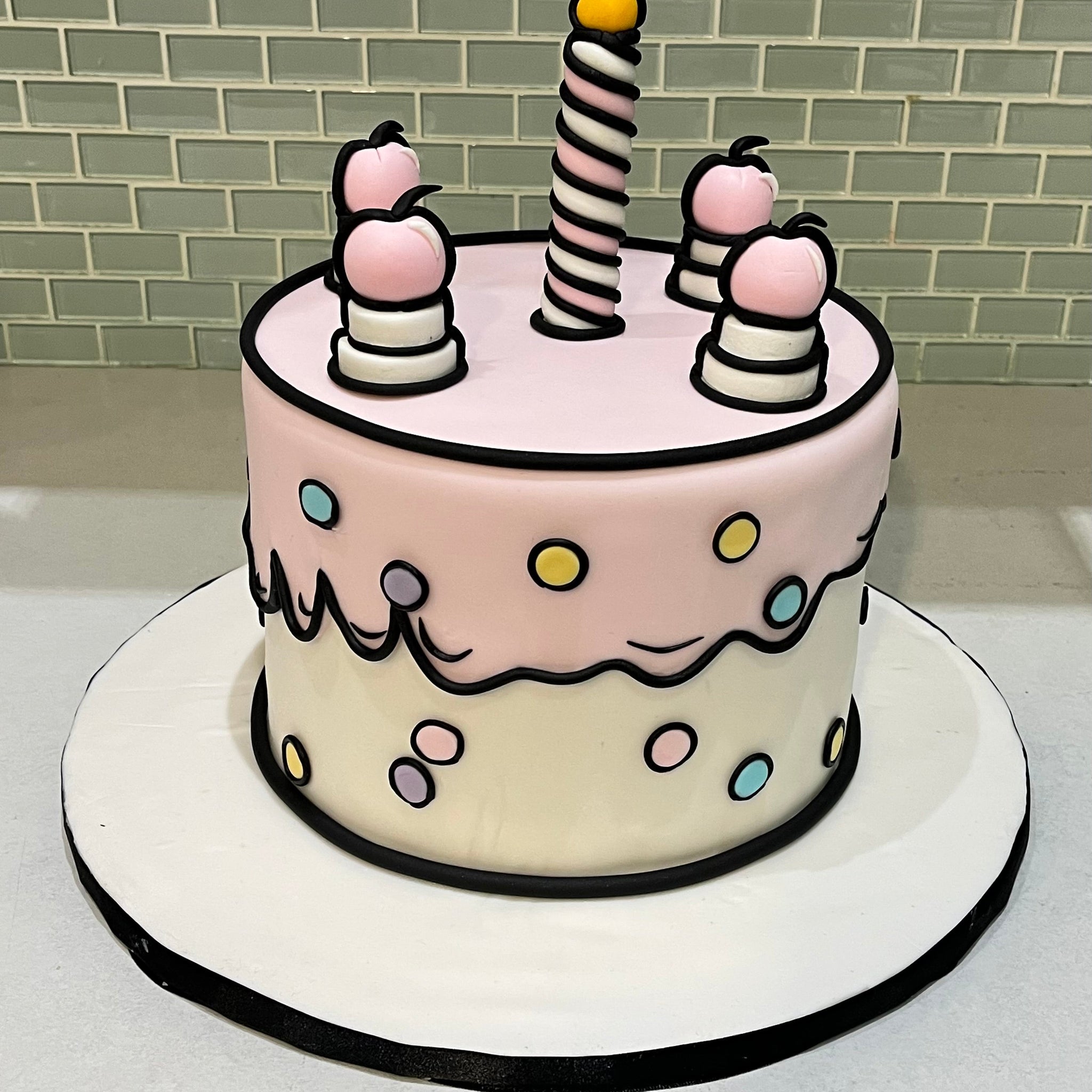 COMIC BIRTHDAY CAKE