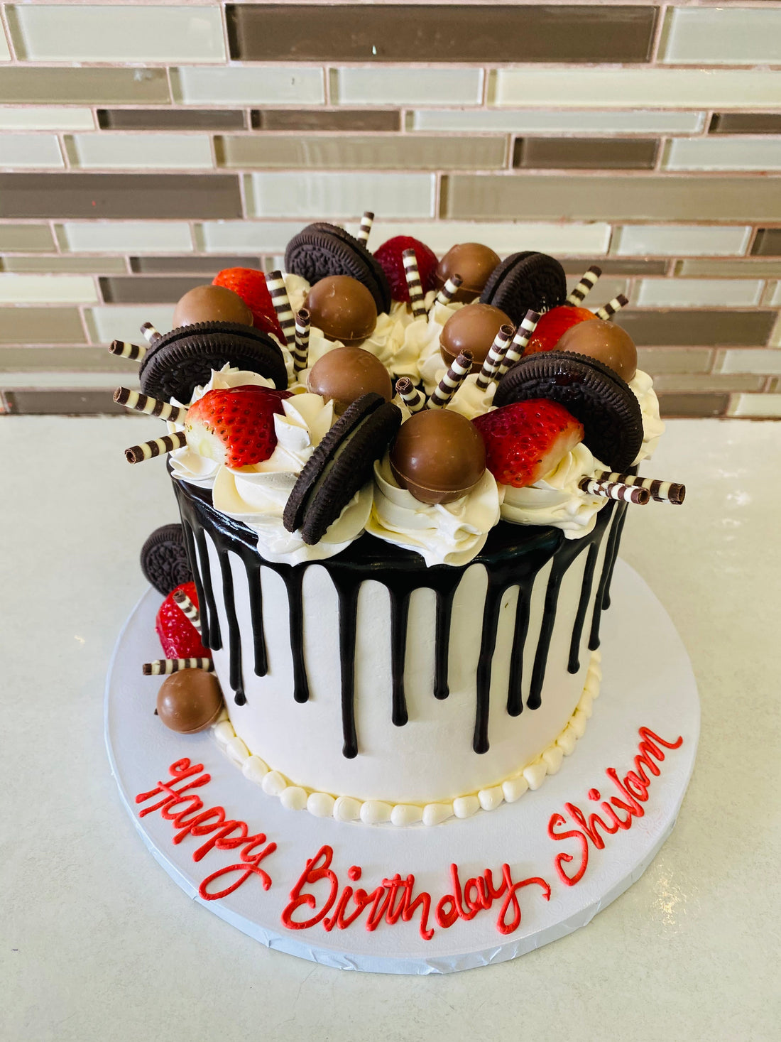 SHIVAM CHOCOLATE BIRTHDAY CAKE