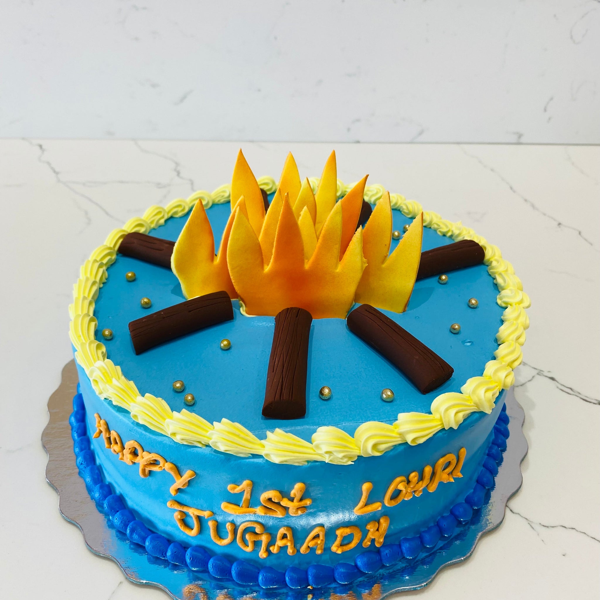BLUE LOHRI CAKE