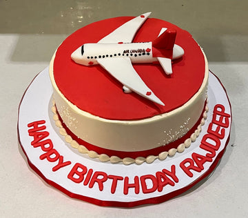 WELCOME TO CANADA PLANE CAKE