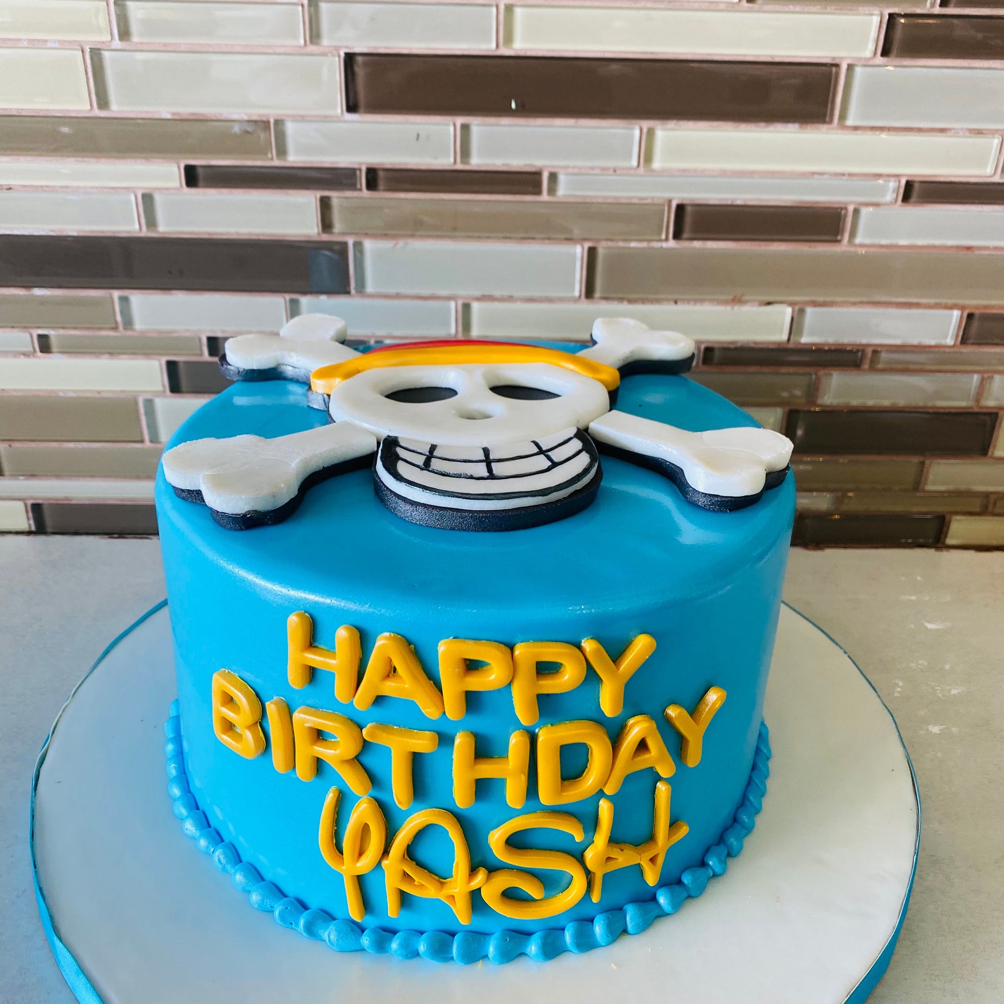PIRATE FONDANT CAKE