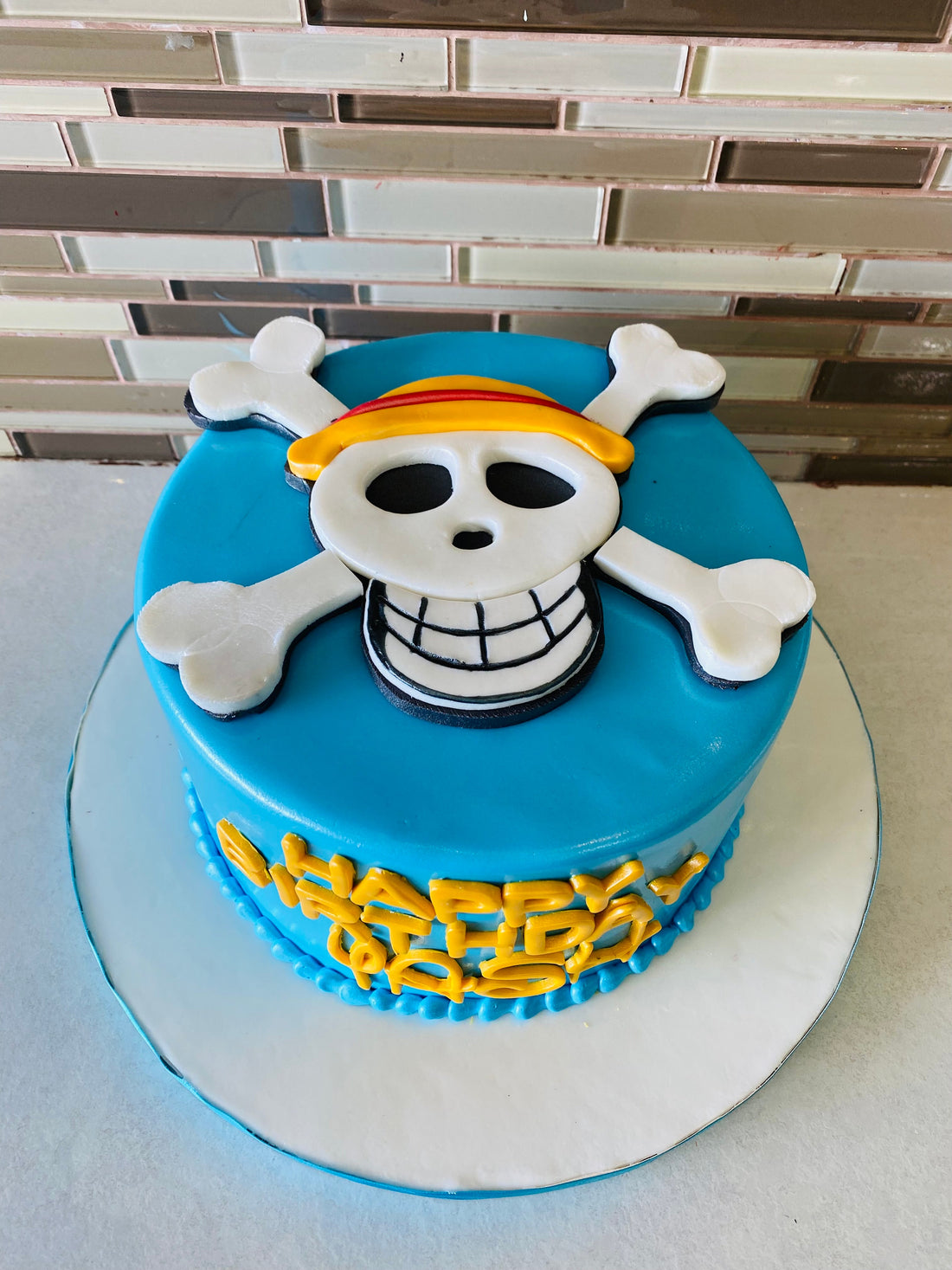 PIRATE FONDANT CAKE