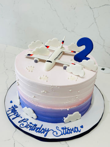 SITARA PLANE CREAM CAKE