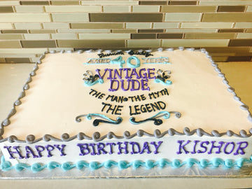 Vintage Dude Cake