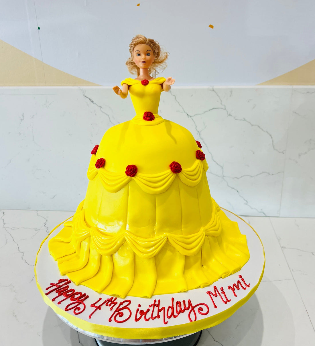 PRINCESS BELLA FONDANT BARBIE CAKE