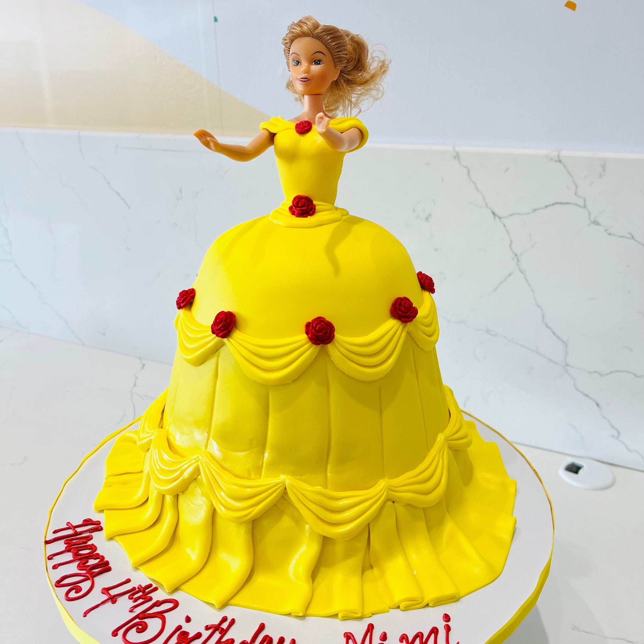 PRINCESS BELLA FONDANT BARBIE CAKE