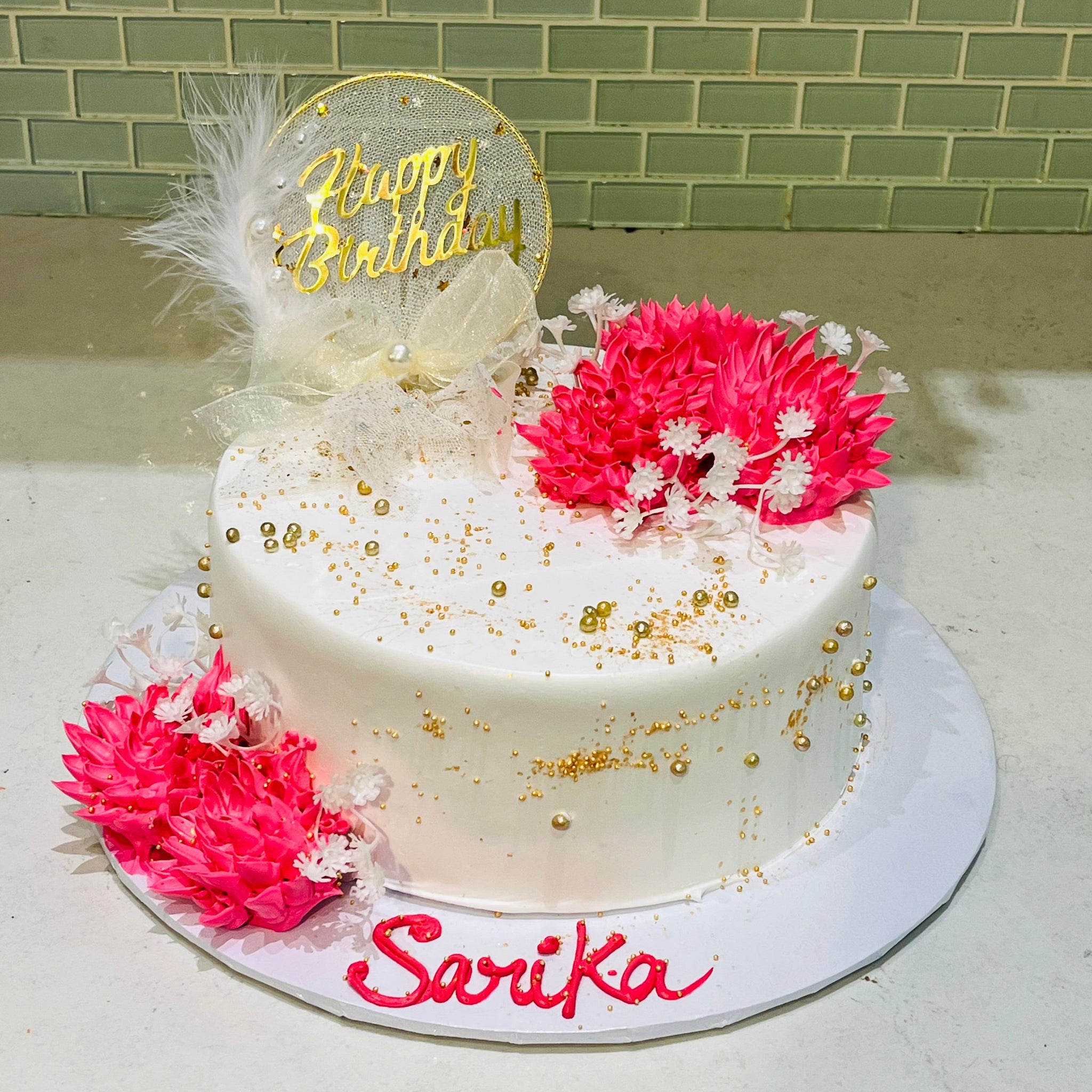 SARIKA FLORAL BIRTHDAY CAKE