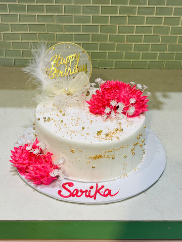 SARIKA FLORAL BIRTHDAY CAKE