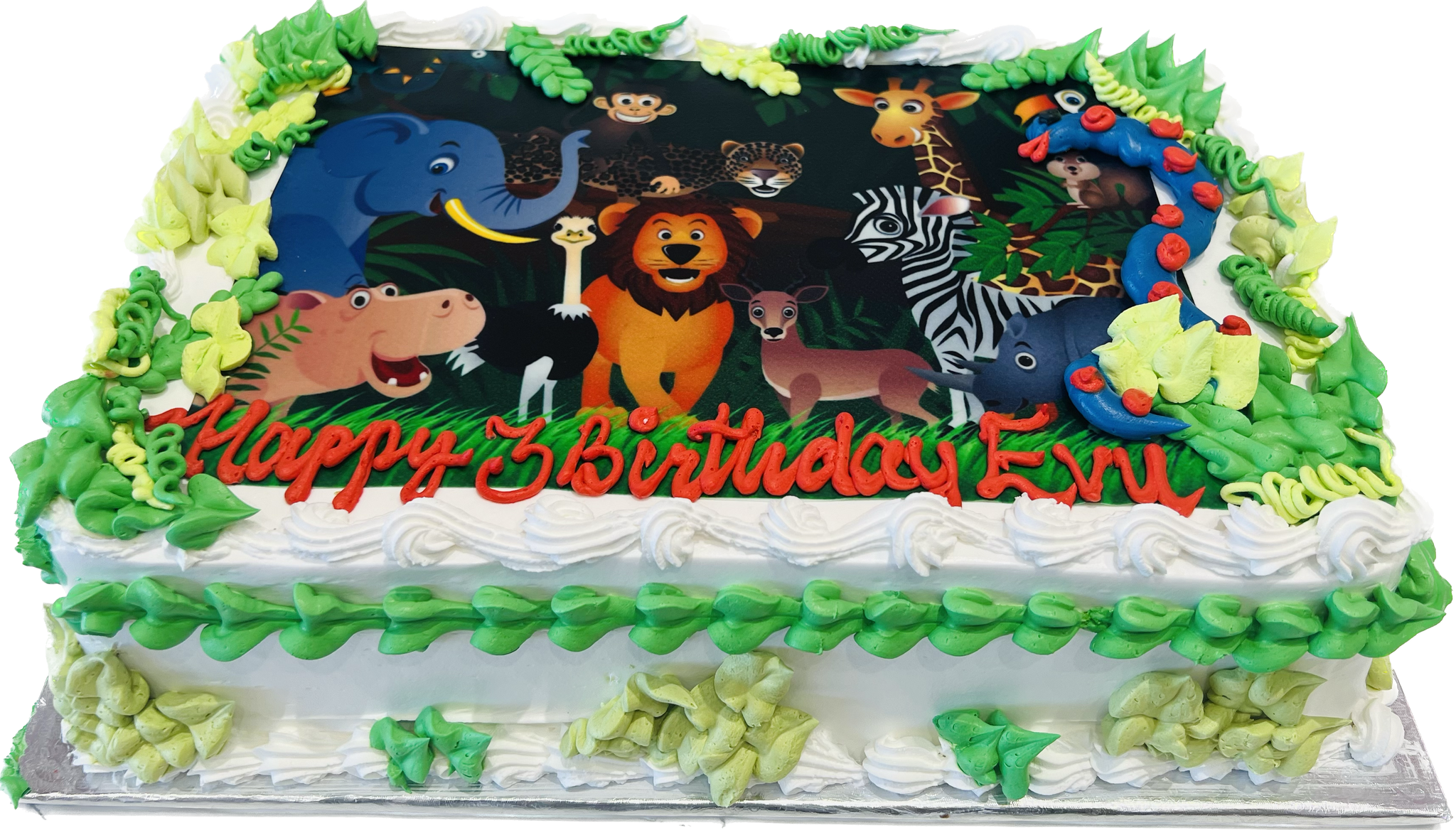 AANYA JUNGLE BIRTHDAY CAKE