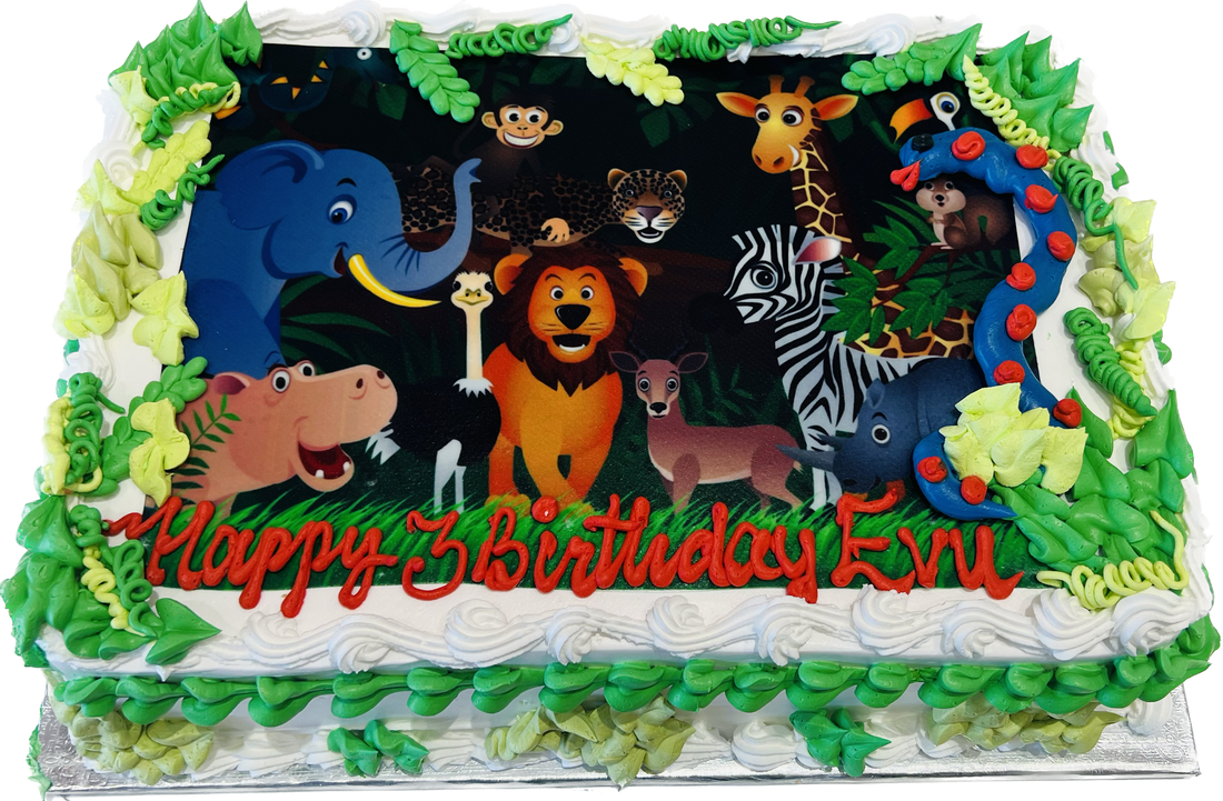 AANYA JUNGLE BIRTHDAY CAKE