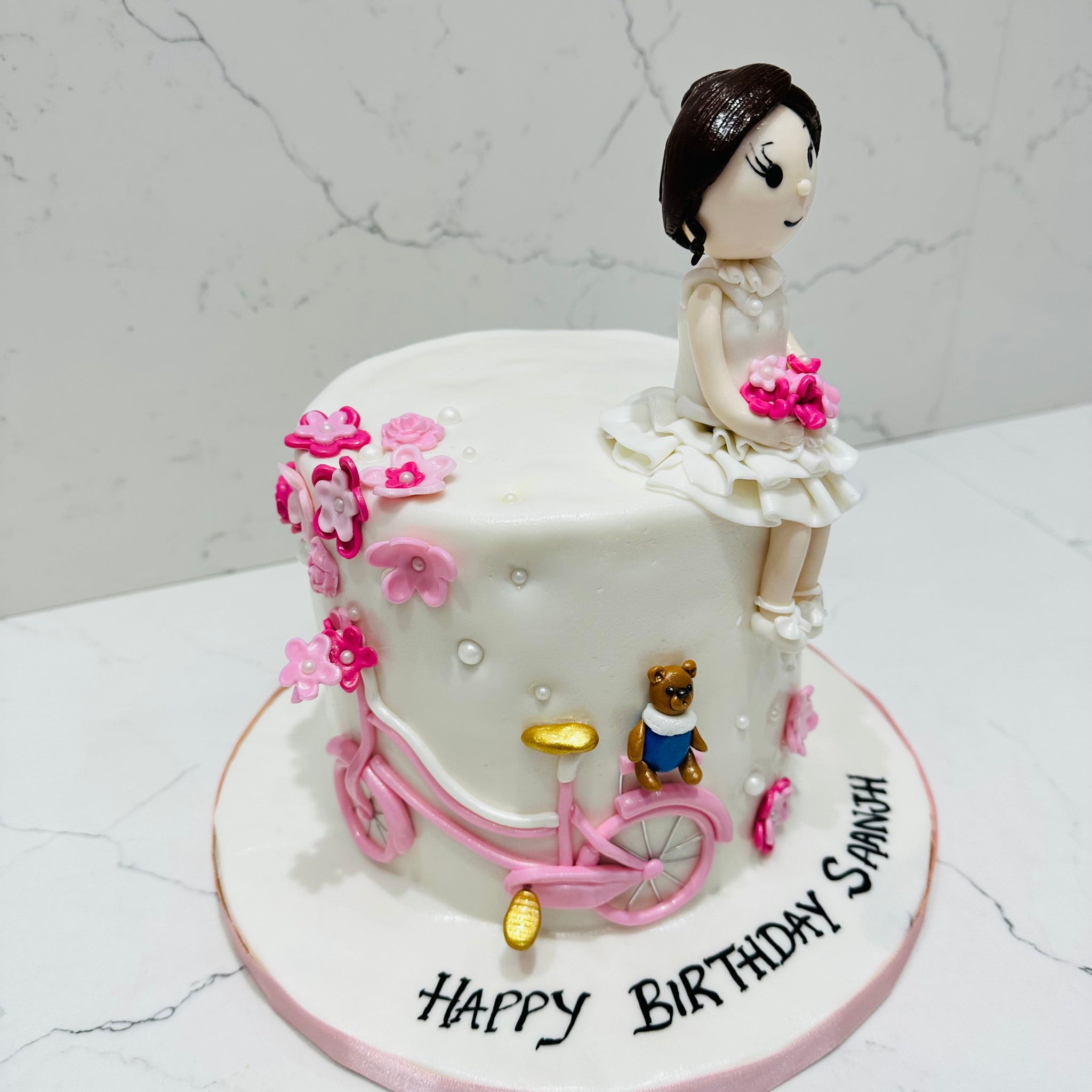 BIKE THEME FONDANT CAKE