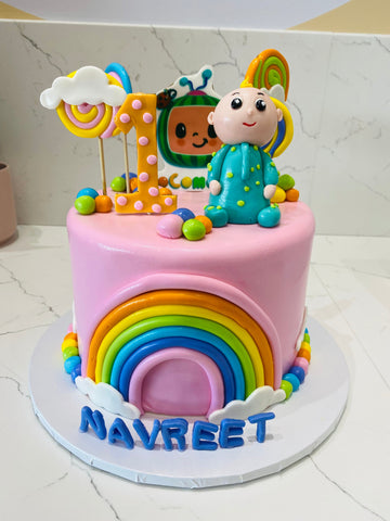 NAVREET COCOMELON FONDANT CAKE