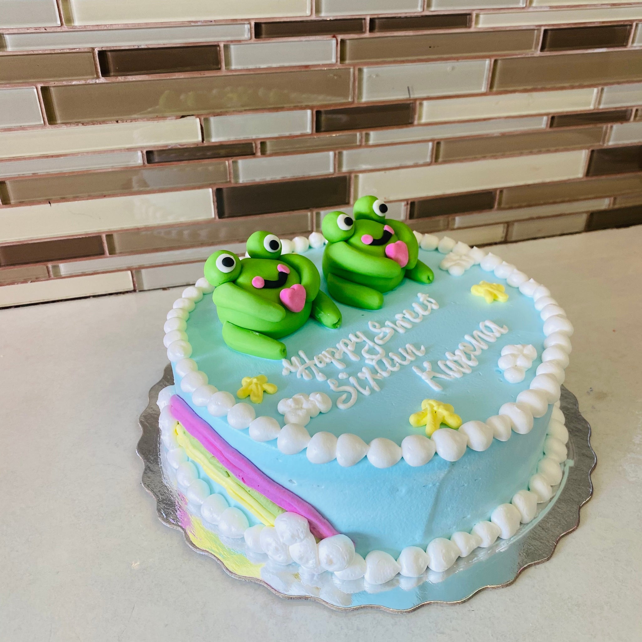 FROG BIRTHDAY CAKE