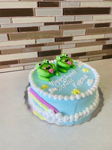 FROG BIRTHDAY CAKE