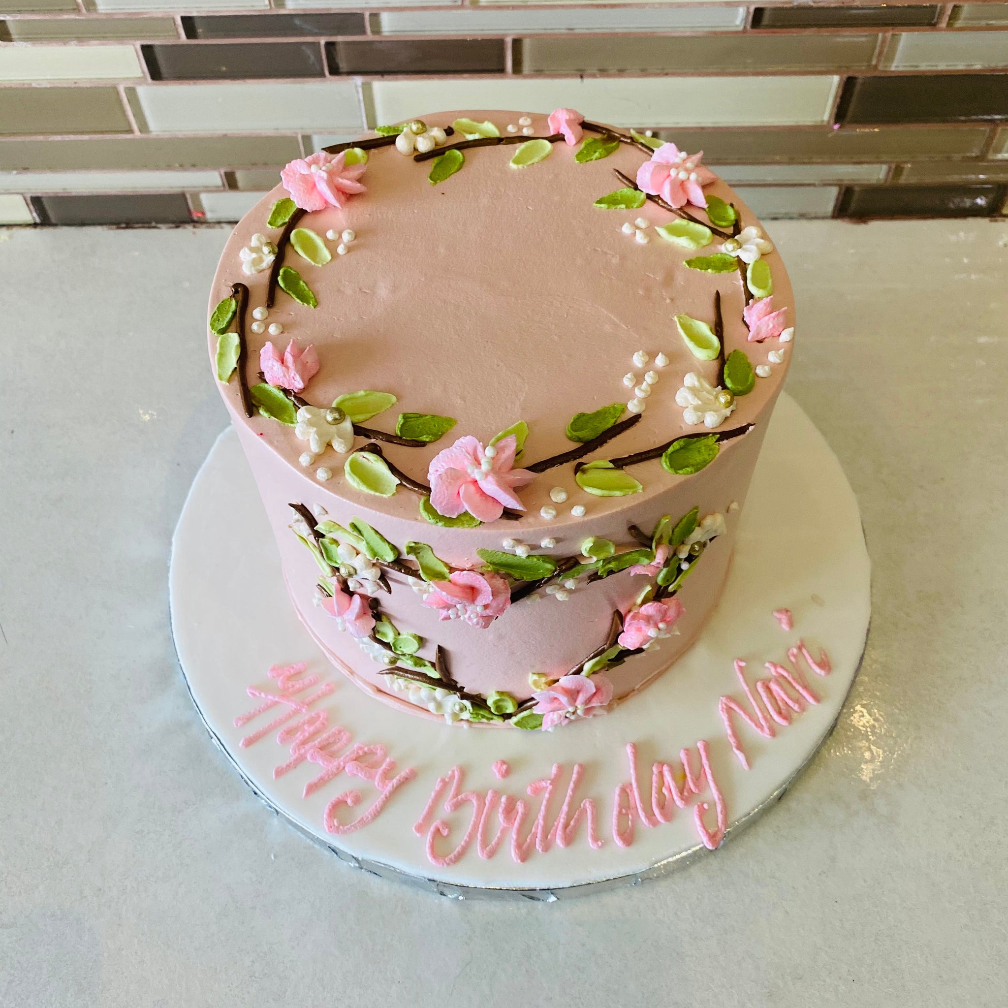 NAVI FLOWER BIRTHDAY CAKE