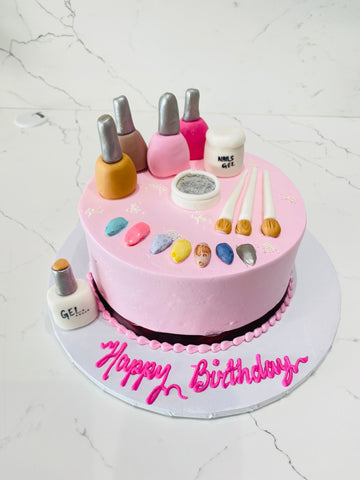 NAIL ART CREAM CAKE