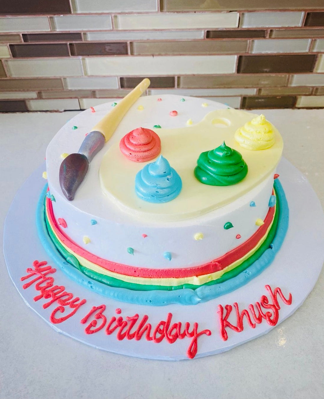 PAINT PALETTE CAKE