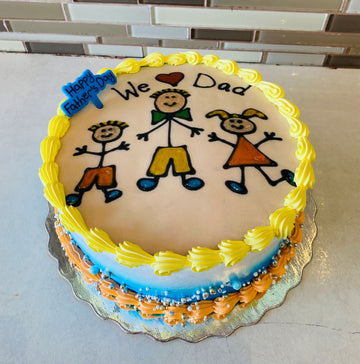 FATHERS DAY PHOTO CAKE