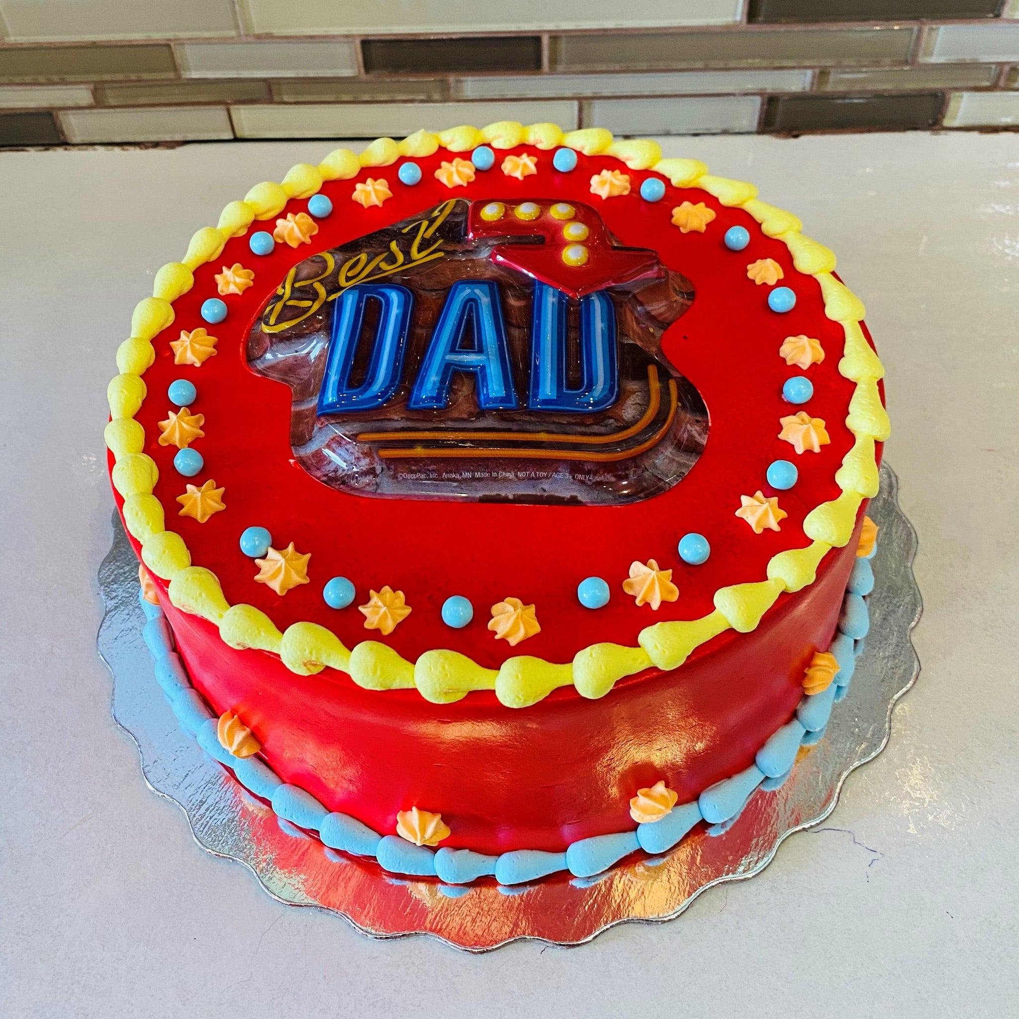 BEST DAD FATHERS DAY CAKE