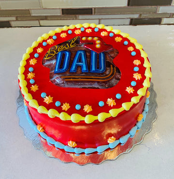 BEST DAD FATHERS DAY CAKE