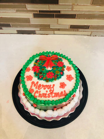 Christmas Wreath Cake