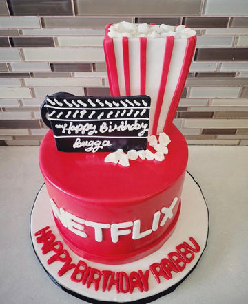 RABBU NETFLIX FONDANT BIRTHDAY CAKE