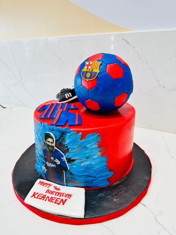 FCB FAN FONDANT CAKE