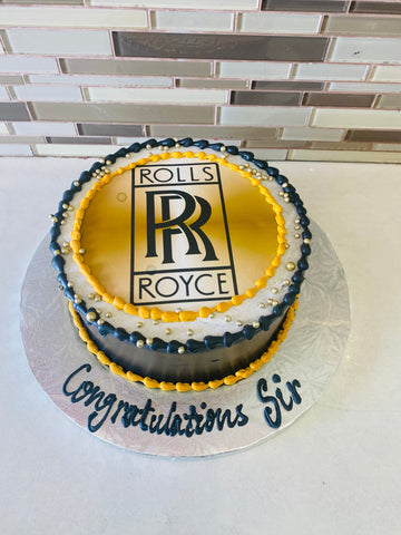 ROLLS-ROYCE PHOTO CAKE