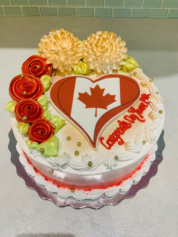 CANADIAN PR PHOTO CAKE