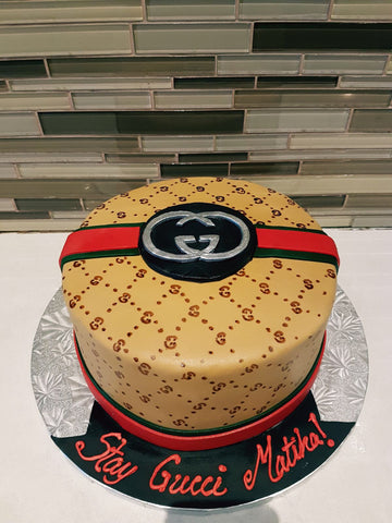 Stay Gucci Fondant Cake