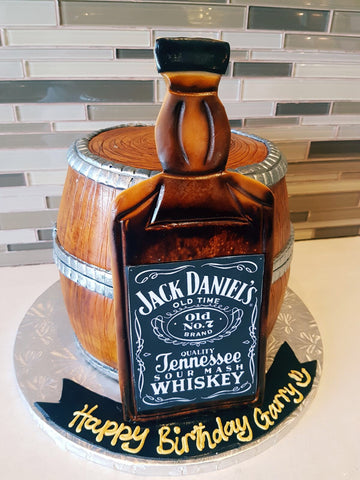 Jack daniel's Barrel Cake