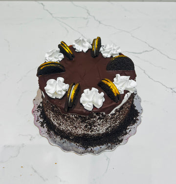 6" Round Cake Regular -Choco Oreo