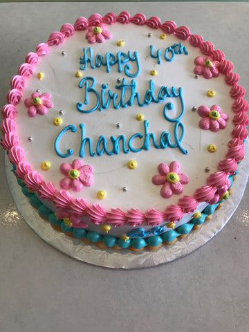 Chanchal flower cake