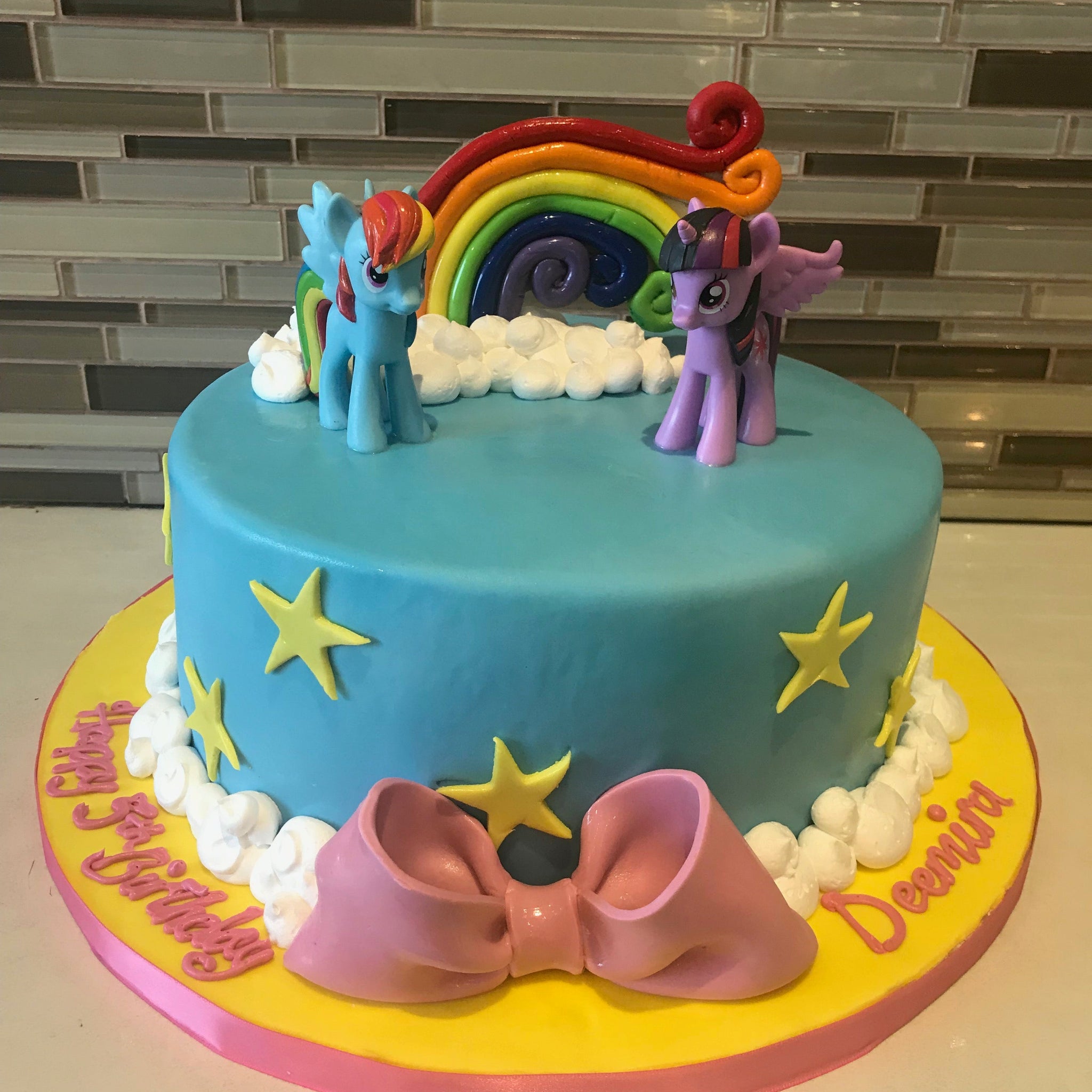 My little Pony Fondant Cake