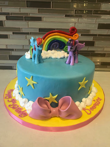 My little Pony Fondant Cake