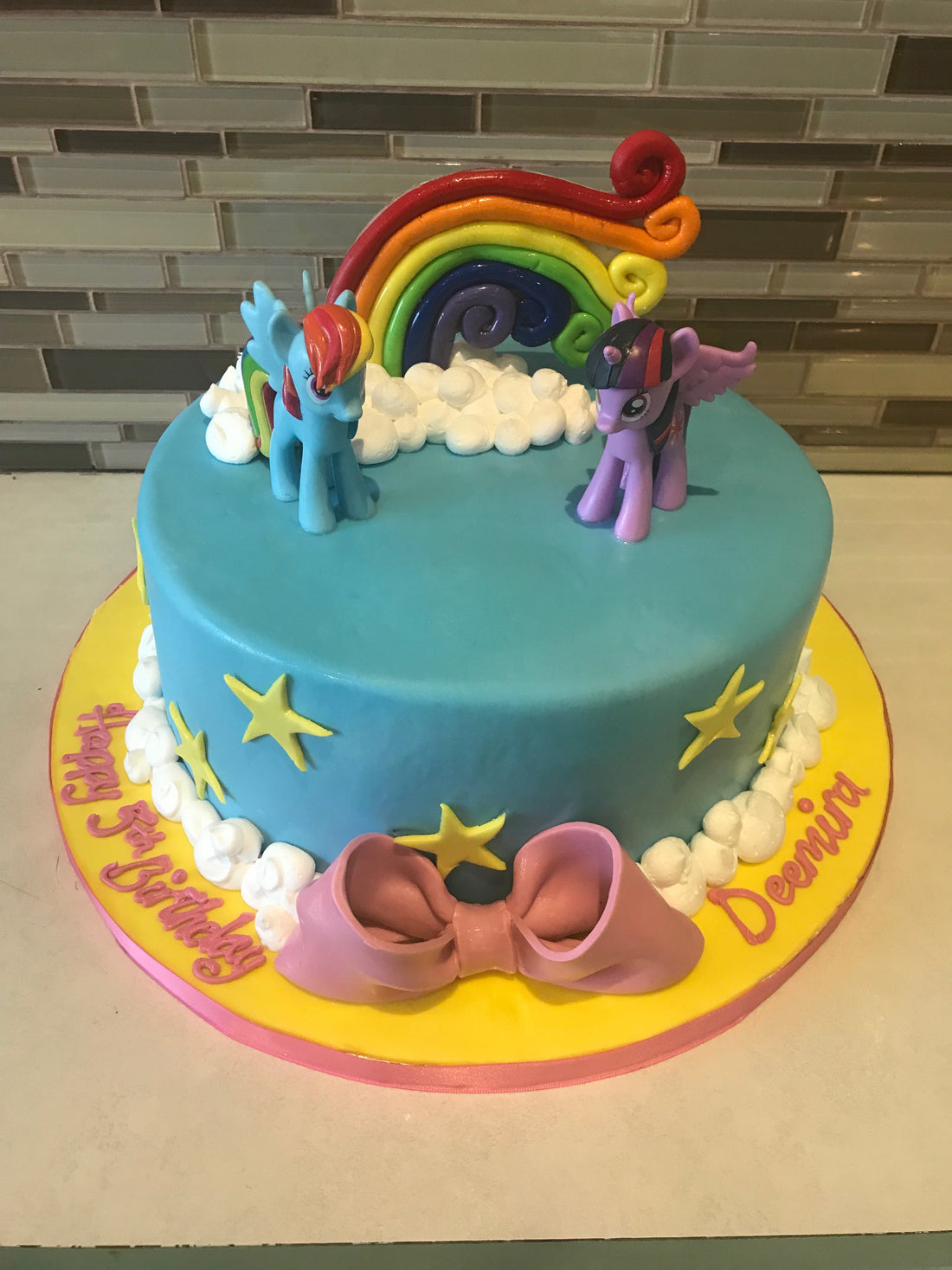 My little Pony Fondant Cake