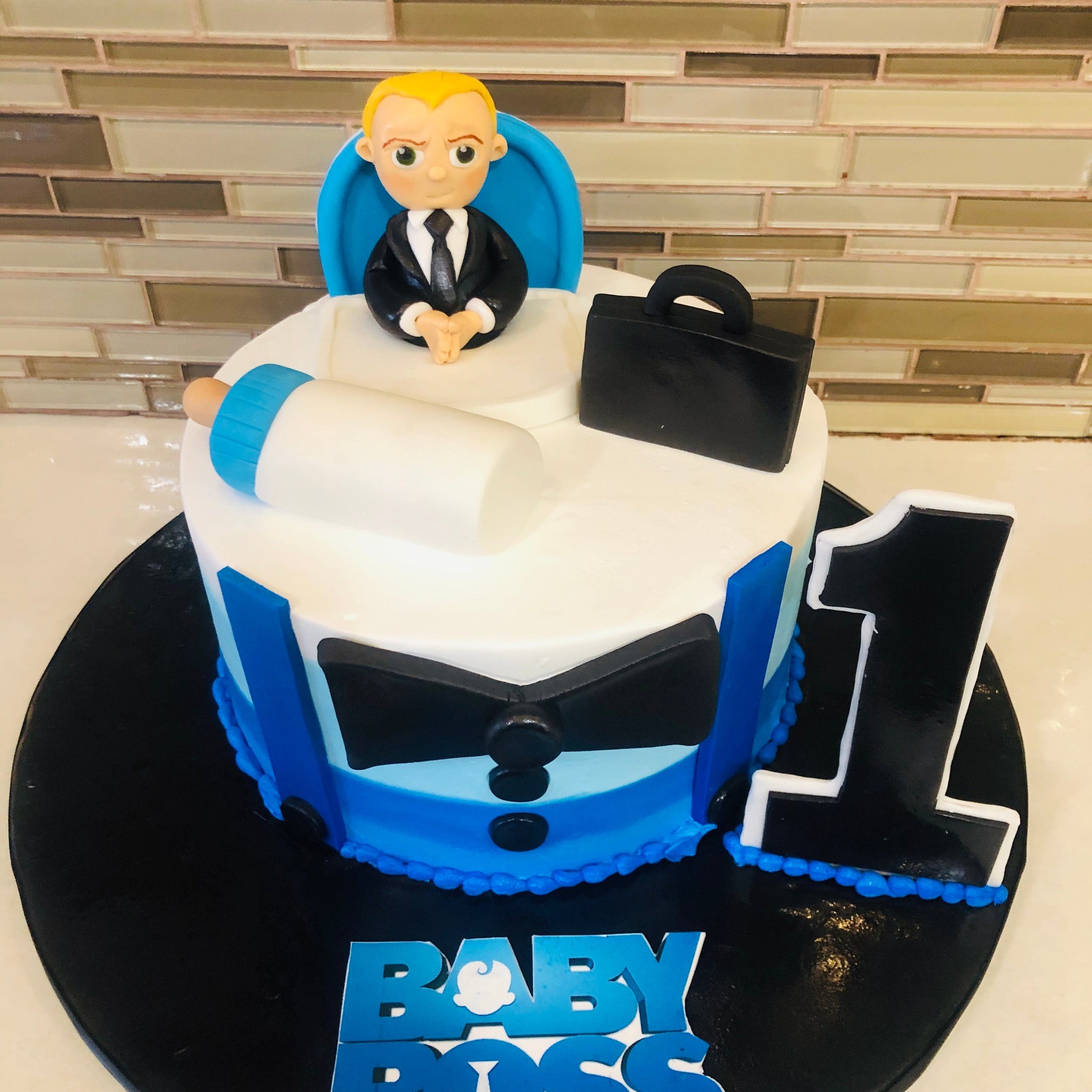 Boss Baby Cream Cake