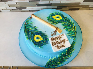 PEACOCK FLUTE CAKE