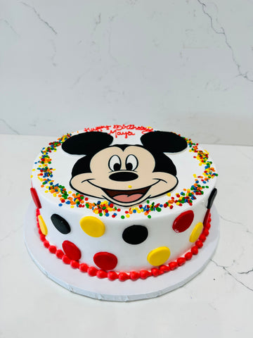 Mickey Face Cake