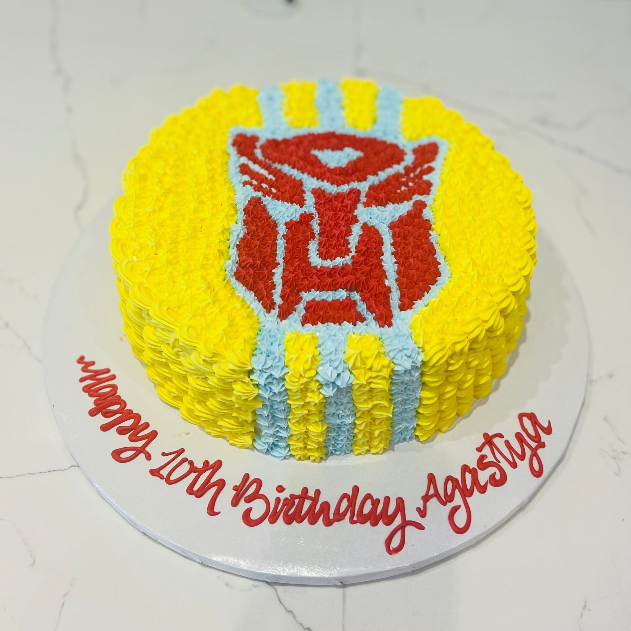 IRON MAN CREAM CAKE