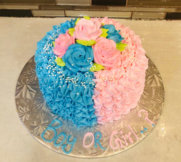 BOY OR GIRL BABY SHOWER CAKE