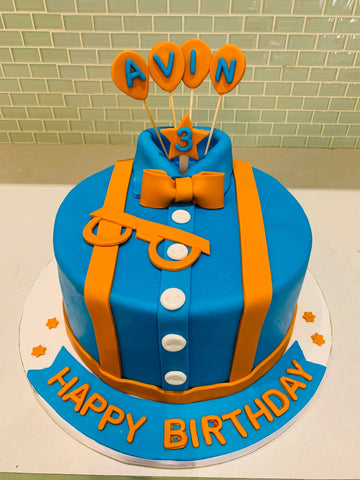 BLIPPI FONDANT BIRTHDAY CAKE