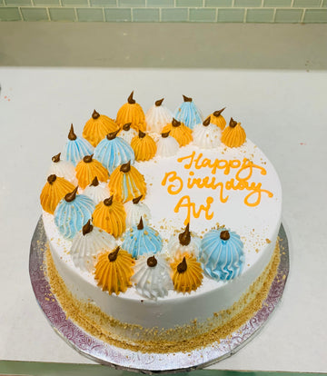 PUMPKIN BIRTHDAY CAKE