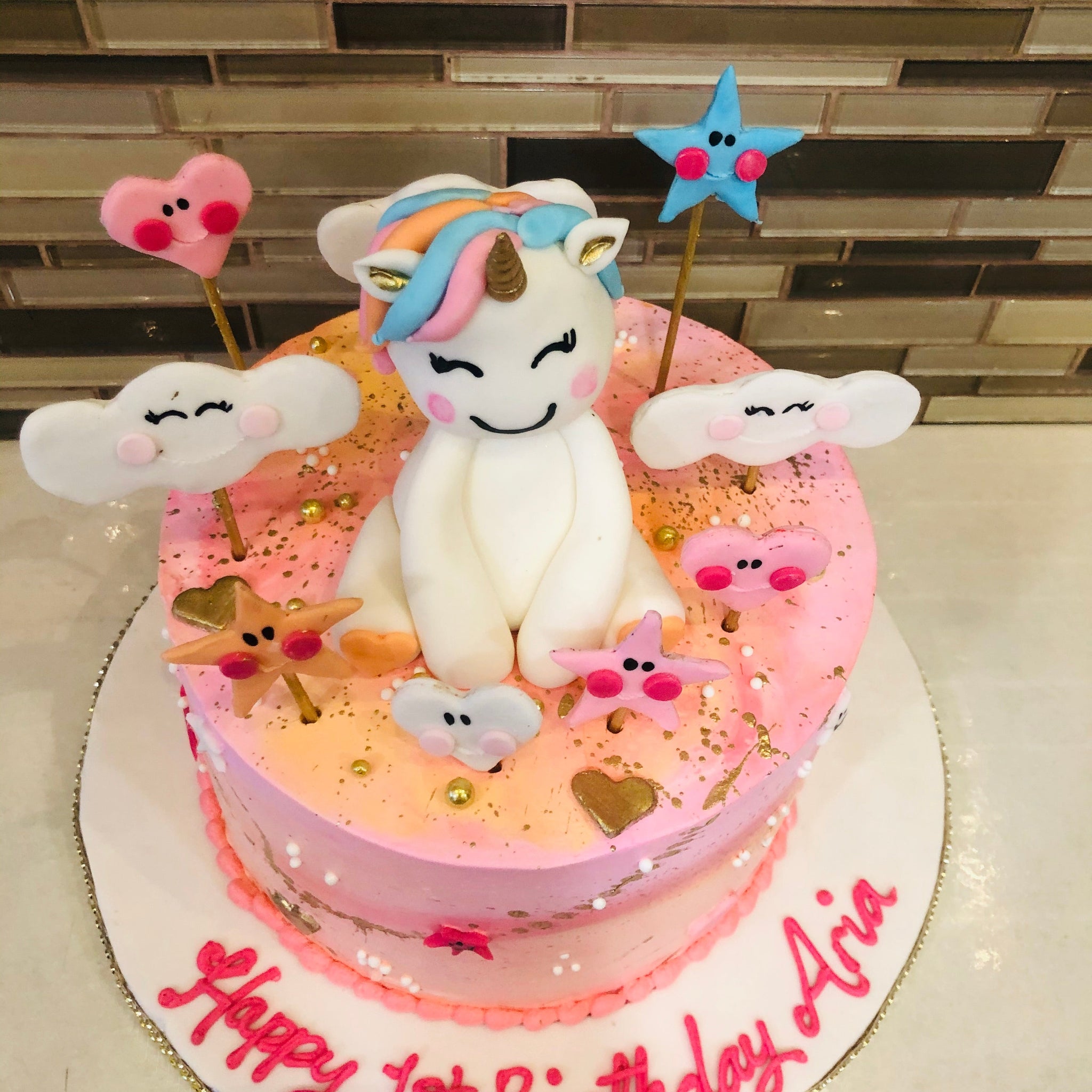 ARIA UNICORN CAKE