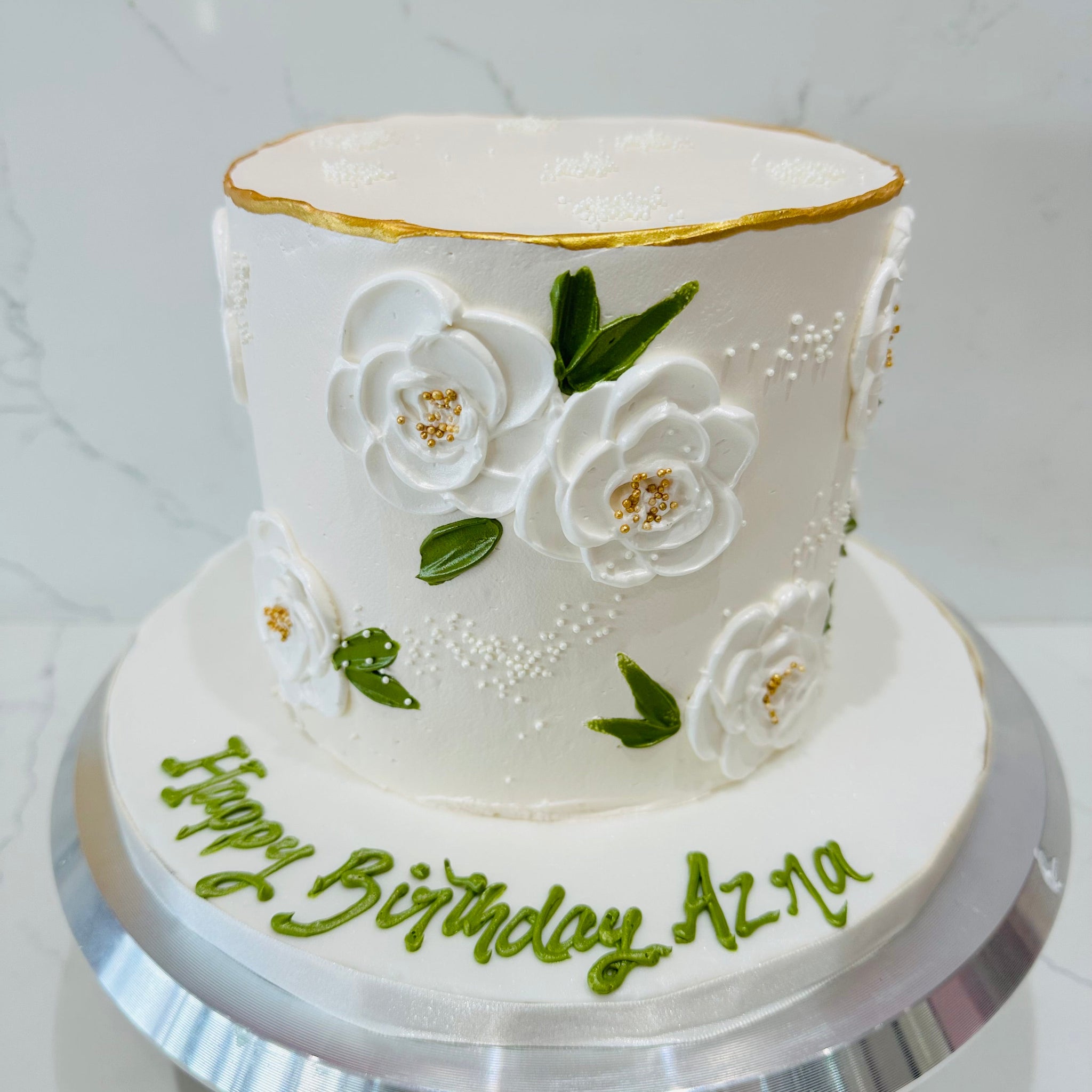Arza Floral Cream Cake