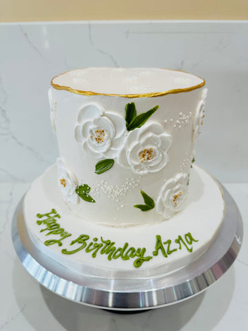 Arza Floral Cream Cake