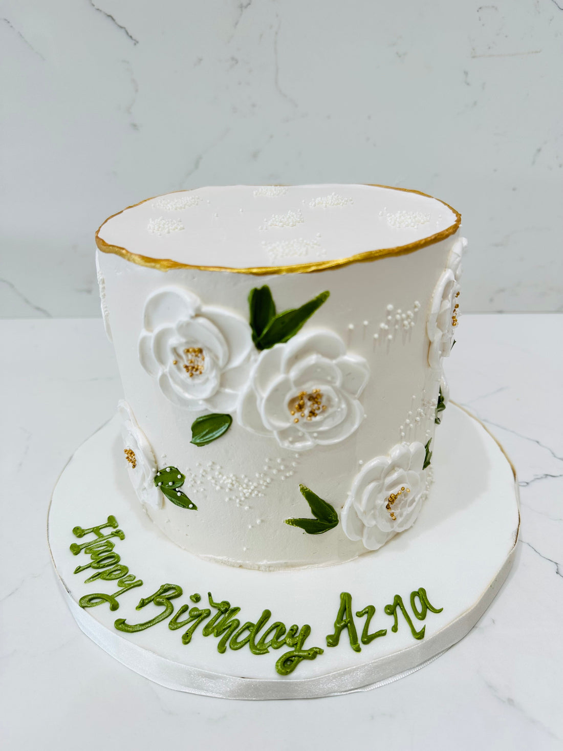 Arza Floral Cream Cake